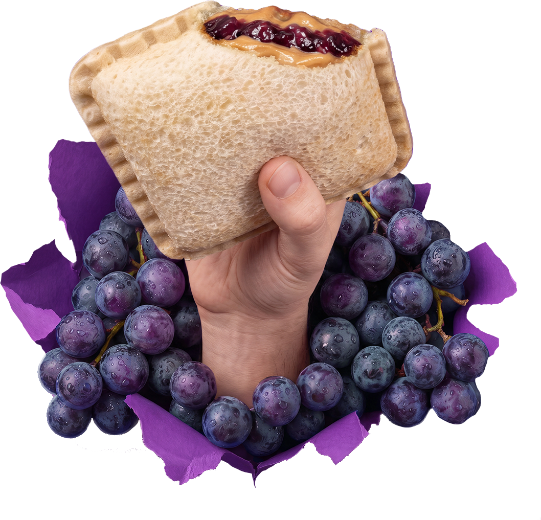 Welch's Real PB&J held in hand