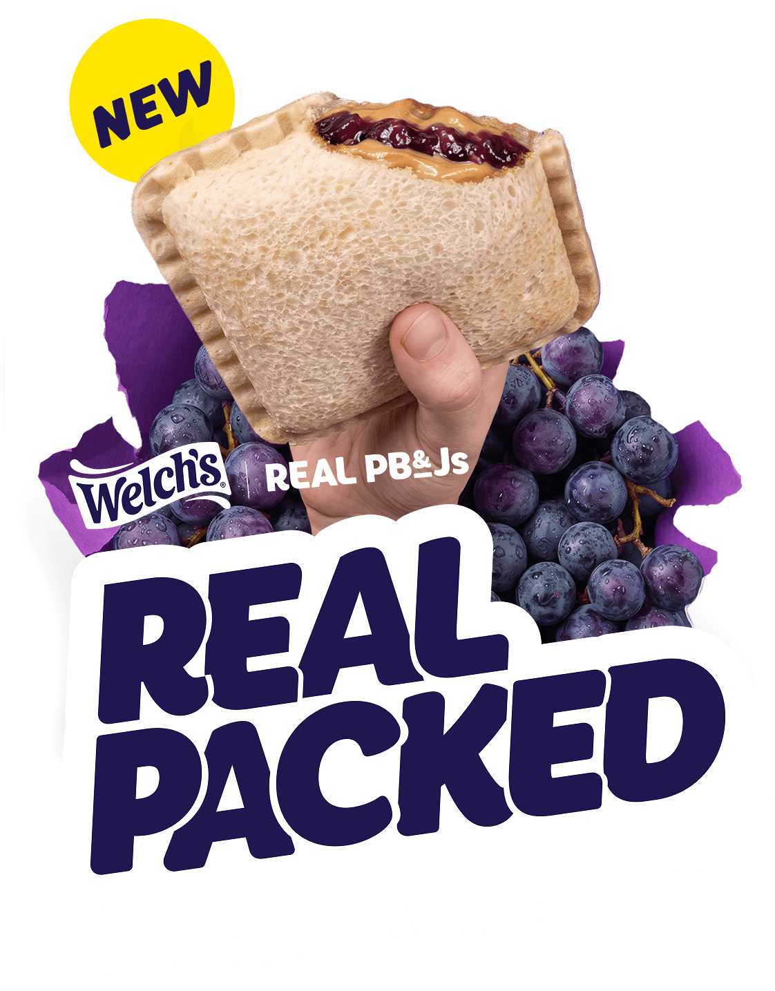Welch's Real PB&J — Real Packed for real big appetites